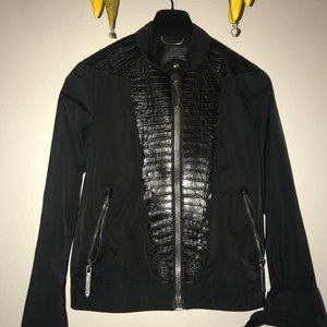 Python Leather Jacket
